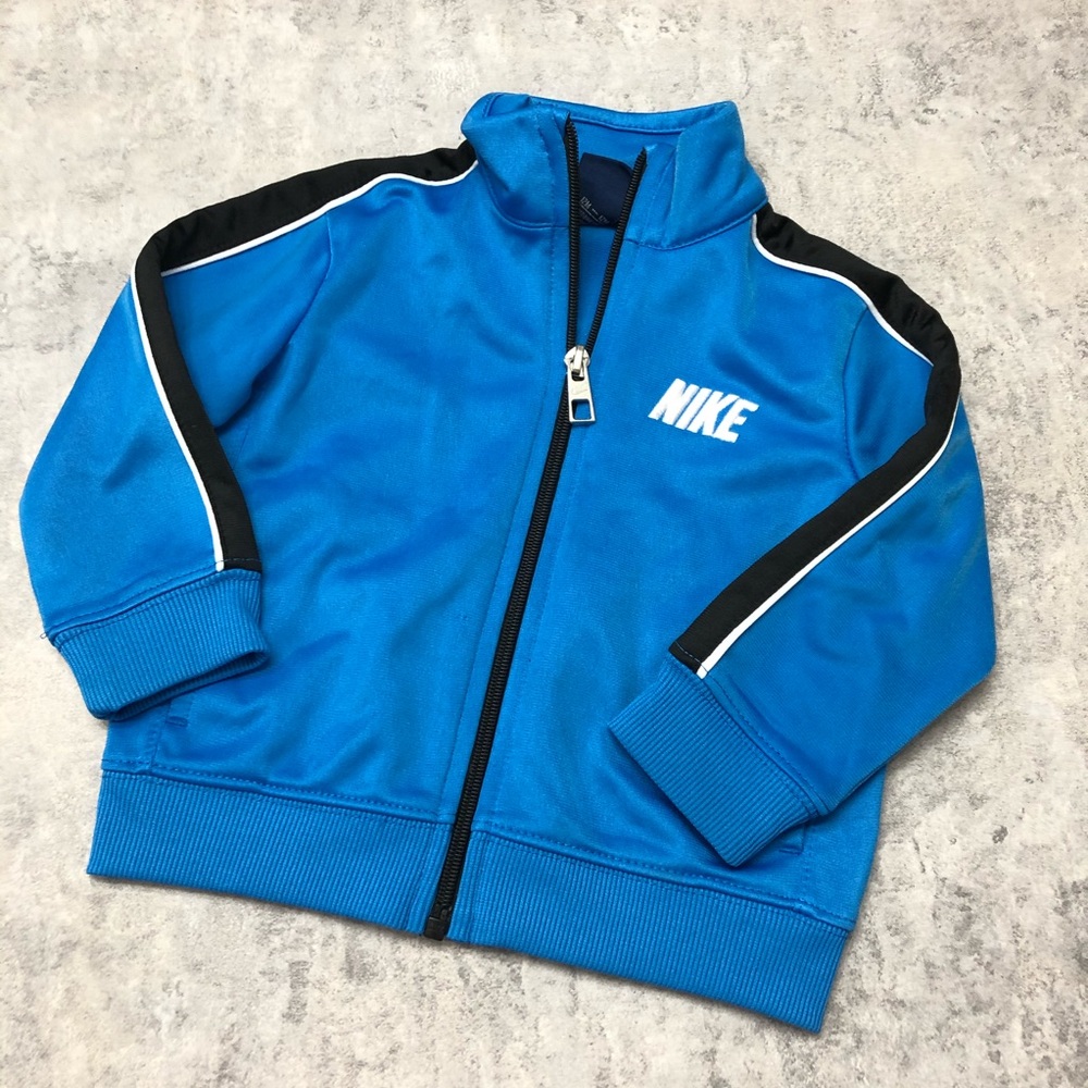 Nike Baby Boys Blue / Black Zip Up Track Jacket